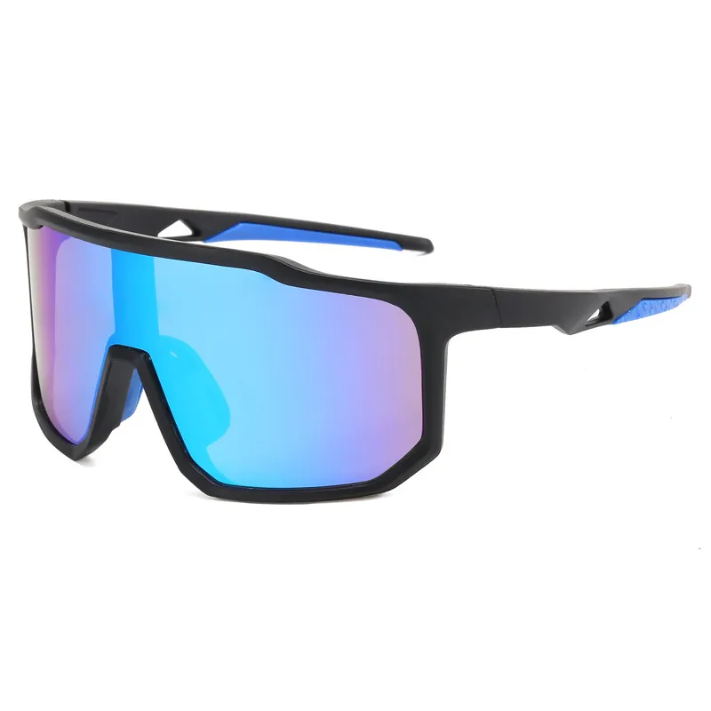 Unisex Oversized HD Cycling Sunglasses – New UV400 Outdoor Sports Shades for Mountaineering & Bike Riding, High-Definition Protective Eyewear